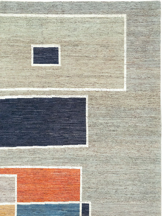 Modern East Turkestan Khotan Room Size Carpet, No.33026 - Gss