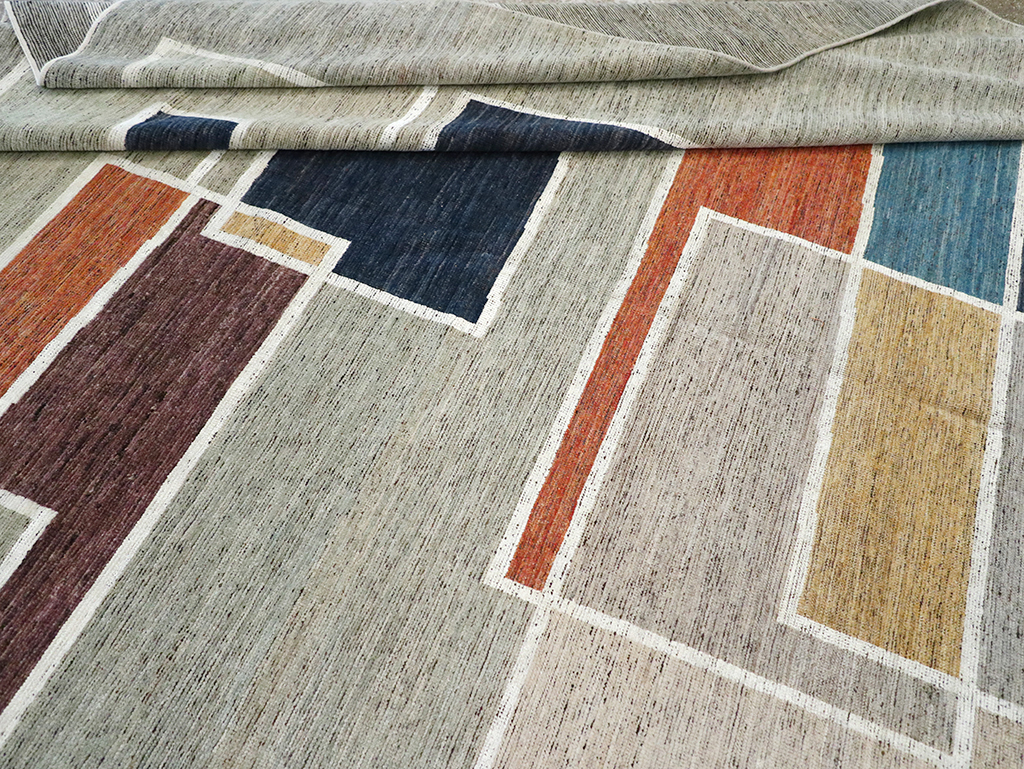 Modern East Turkestan Khotan Room Size Carpet, No.33026 - Gss