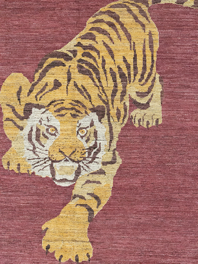 Modern East Turkestan Khotan Pictorial Room Size Carpet, No.33027 - Gss