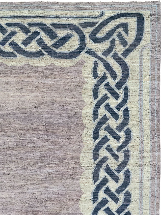 Modern East Turkestan Khotan Room Size Carpet, No.33030 - Gss