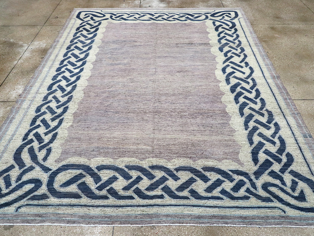 Modern East Turkestan Khotan Room Size Carpet, No.33030 - Gss