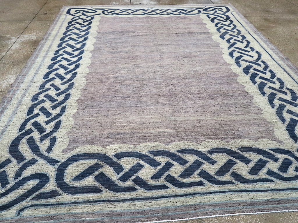 Modern East Turkestan Khotan Room Size Carpet, No.33030 - Gss