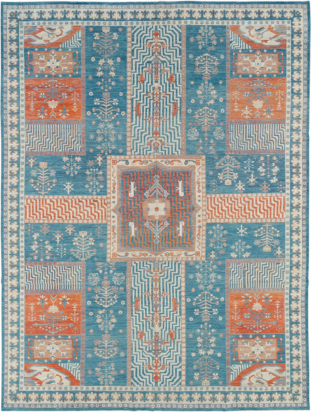 Modern East Turkestan Khotan Large Room Size Carpet, No.33031 - Gss