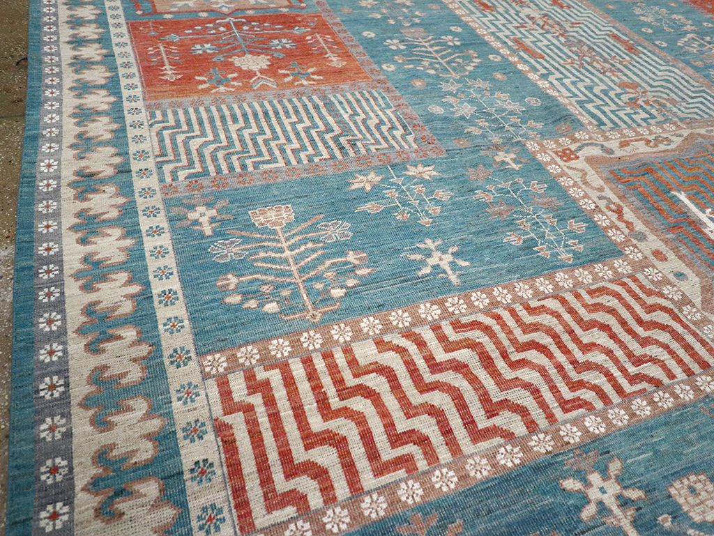 Modern East Turkestan Khotan Large Room Size Carpet, No.33031 - Gss