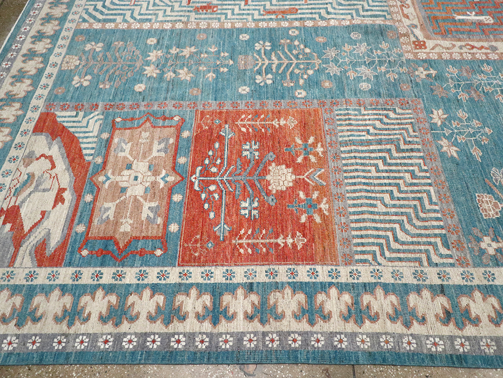 Modern East Turkestan Khotan Large Room Size Carpet, No.33031 - Gss