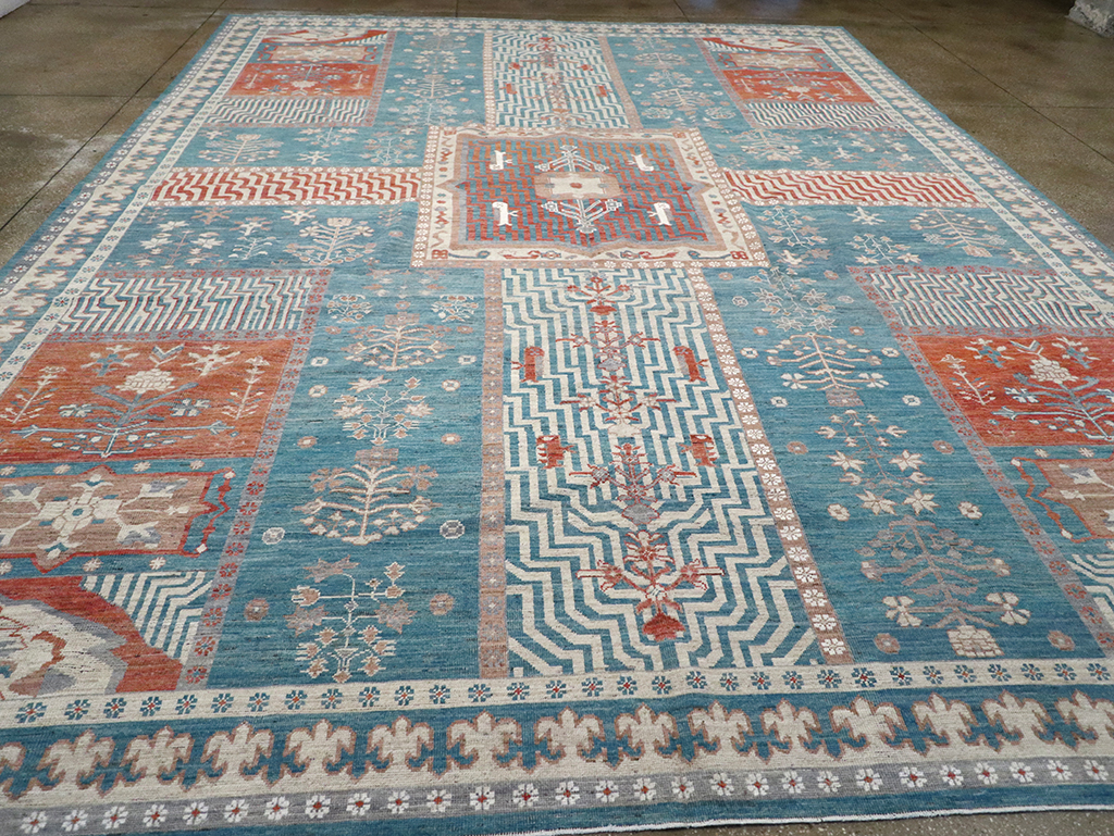 Modern East Turkestan Khotan Large Room Size Carpet, No.33031 - Gss