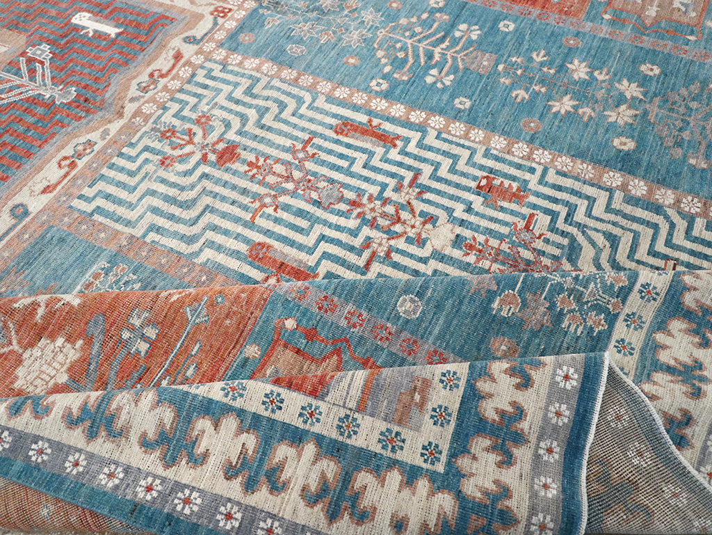 Modern East Turkestan Khotan Large Room Size Carpet, No.33031 - Gss
