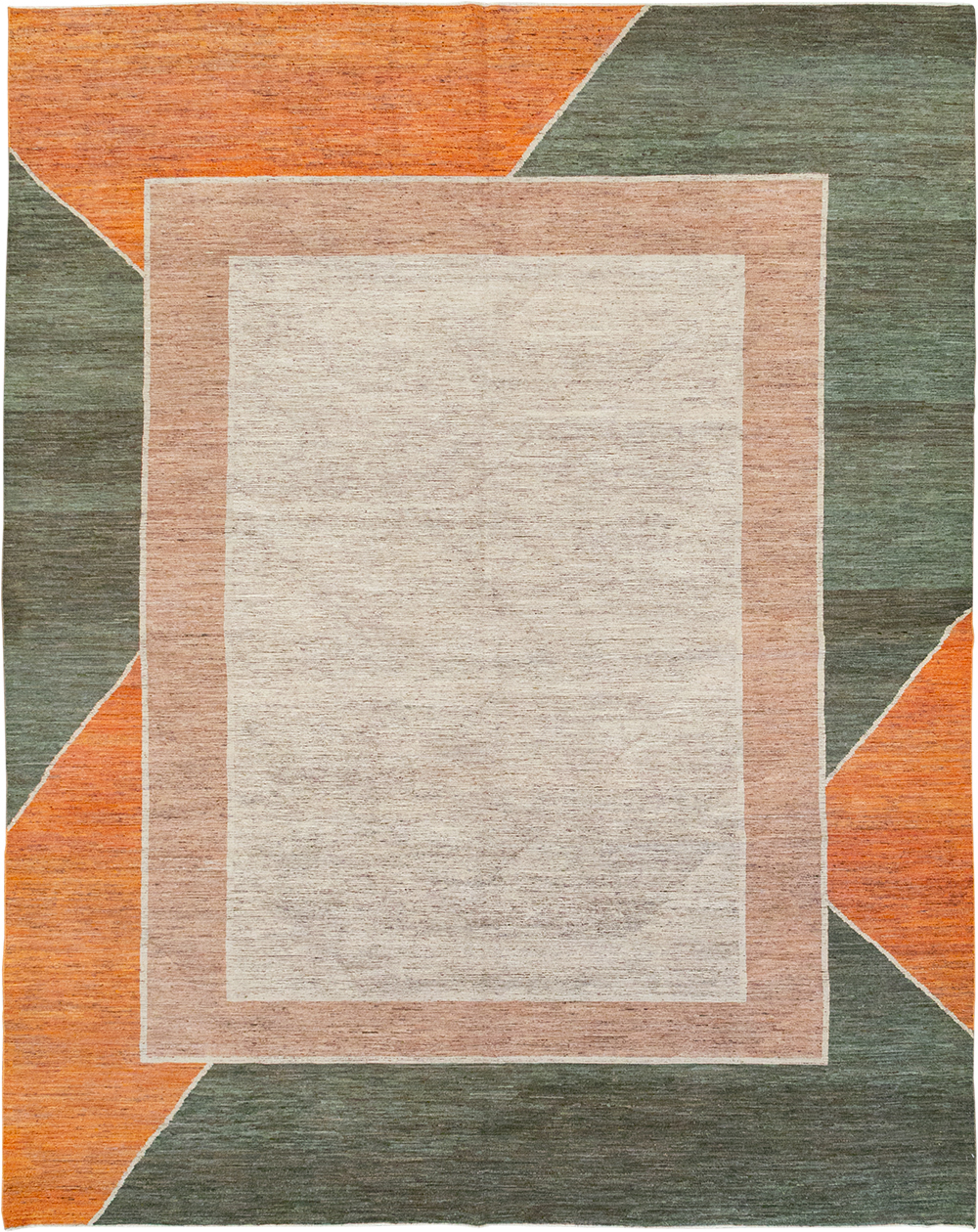 Modern East Turkestan Khotan Room Size Carpet, No.33033 - Gss