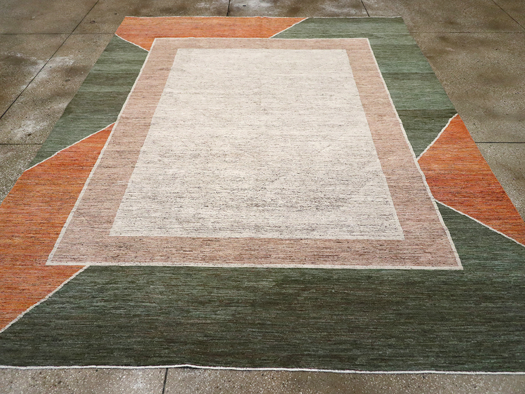 Modern East Turkestan Khotan Room Size Carpet, No.33033 - Gss