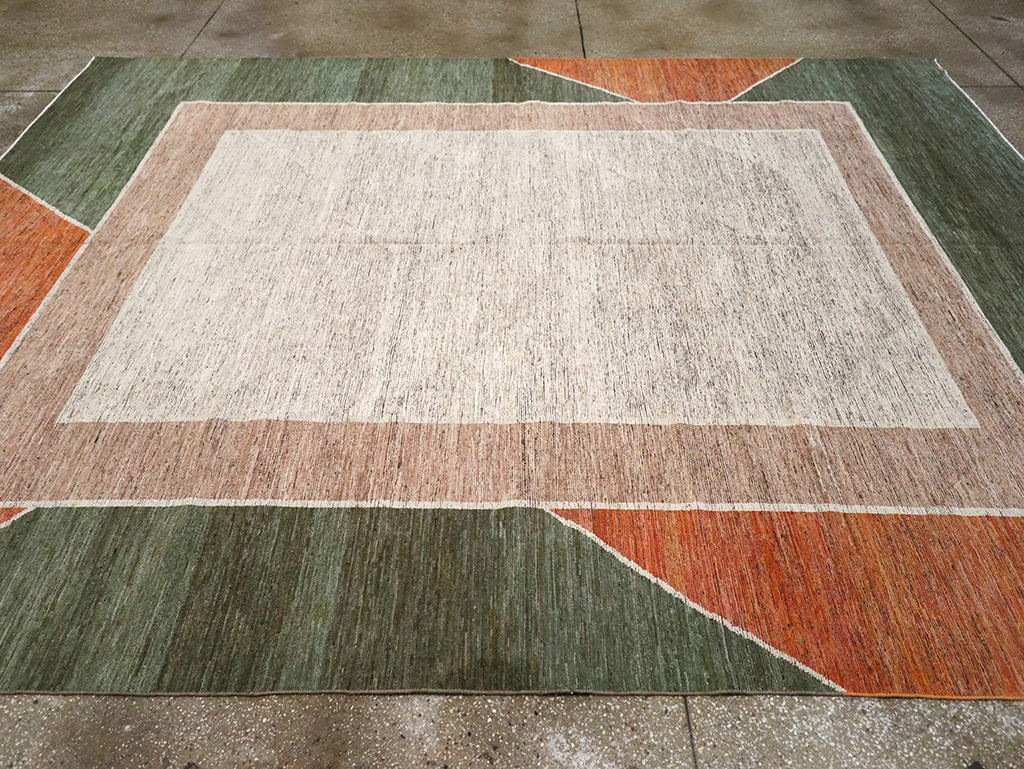 Modern East Turkestan Khotan Room Size Carpet, No.33033 - Gss