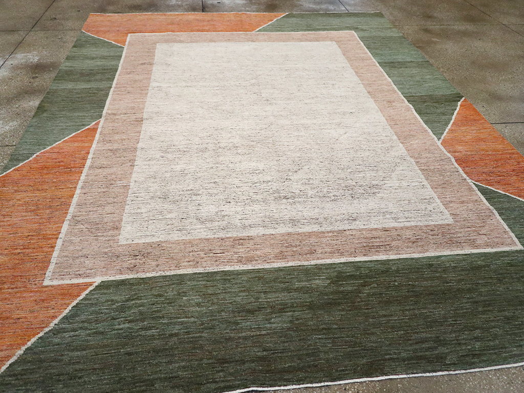 Modern East Turkestan Khotan Room Size Carpet, No.33033 - Gss