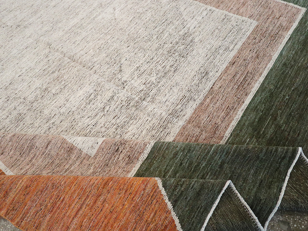 Modern East Turkestan Khotan Room Size Carpet, No.33033 - Gss