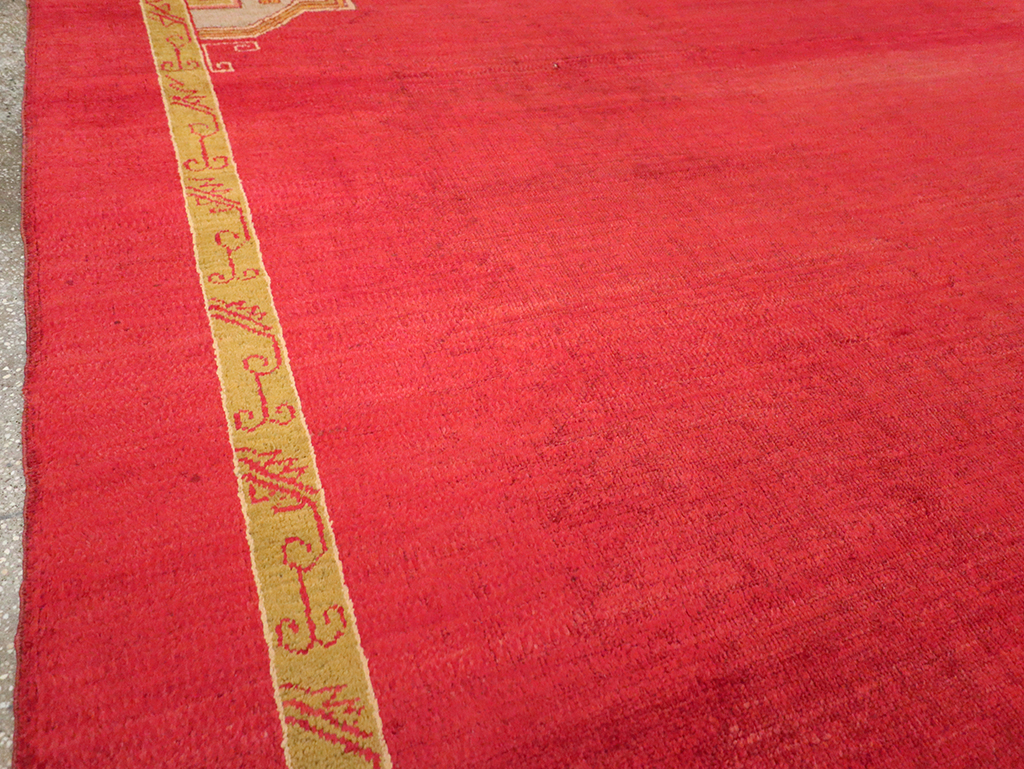 Antique Turkish Oushak Room Size Carpet, No.33037 - Gss