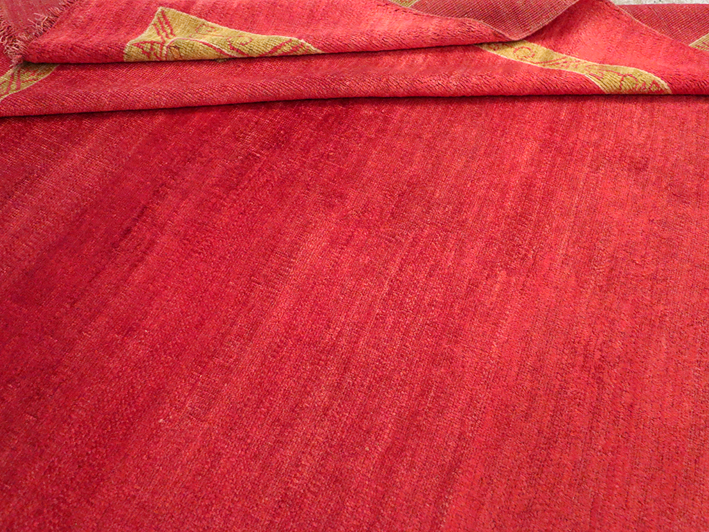 Antique Turkish Oushak Room Size Carpet, No.33037 - Gss