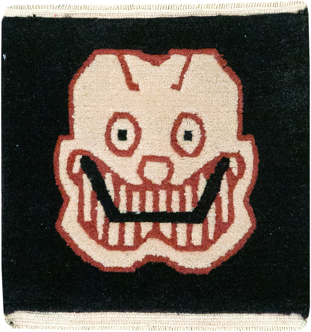 Vintage Tibetan Pictorial Rug (Pair: 2 of 2), No.33040 - Gss