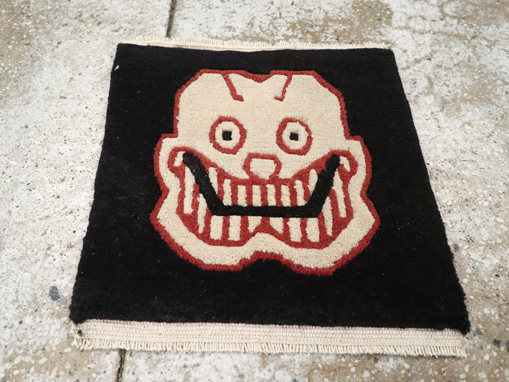 Vintage Tibetan Pictorial Rug (Pair: 2 of 2), No.33040 - Gss