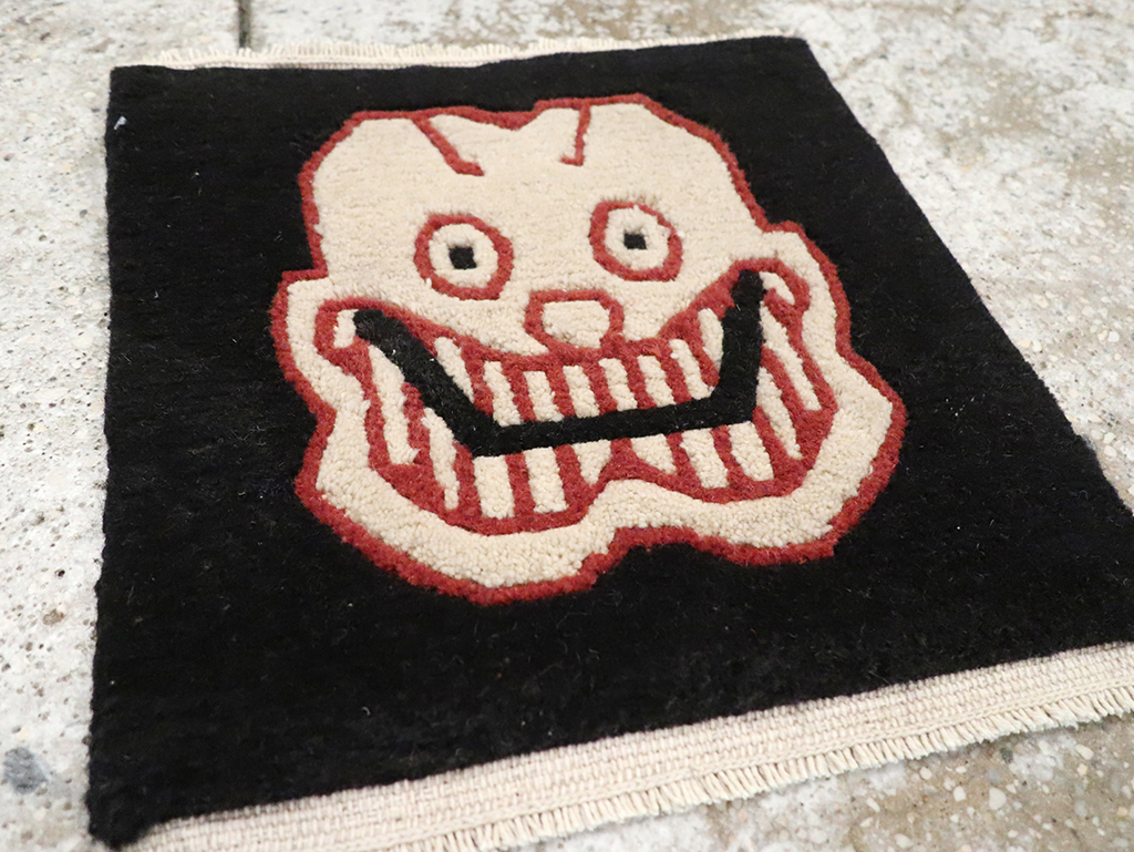 Vintage Tibetan Pictorial Rug (Pair: 2 of 2), No.33040 - Gss