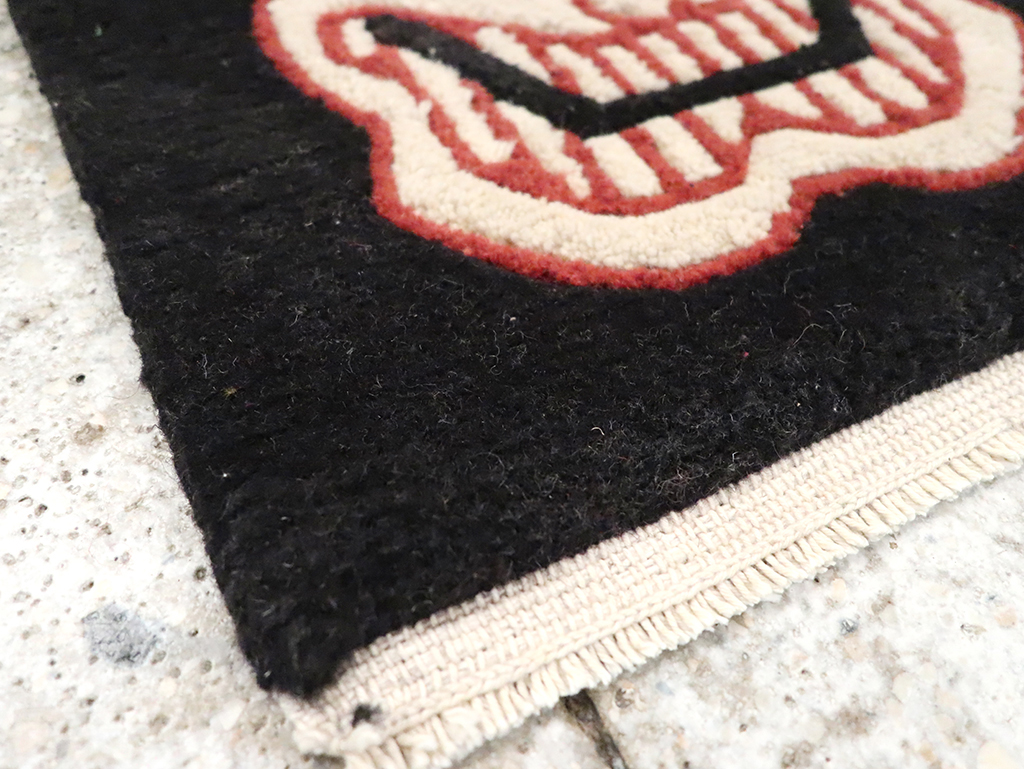 Vintage Tibetan Pictorial Rug (Pair: 2 of 2), No.33040 - Gss