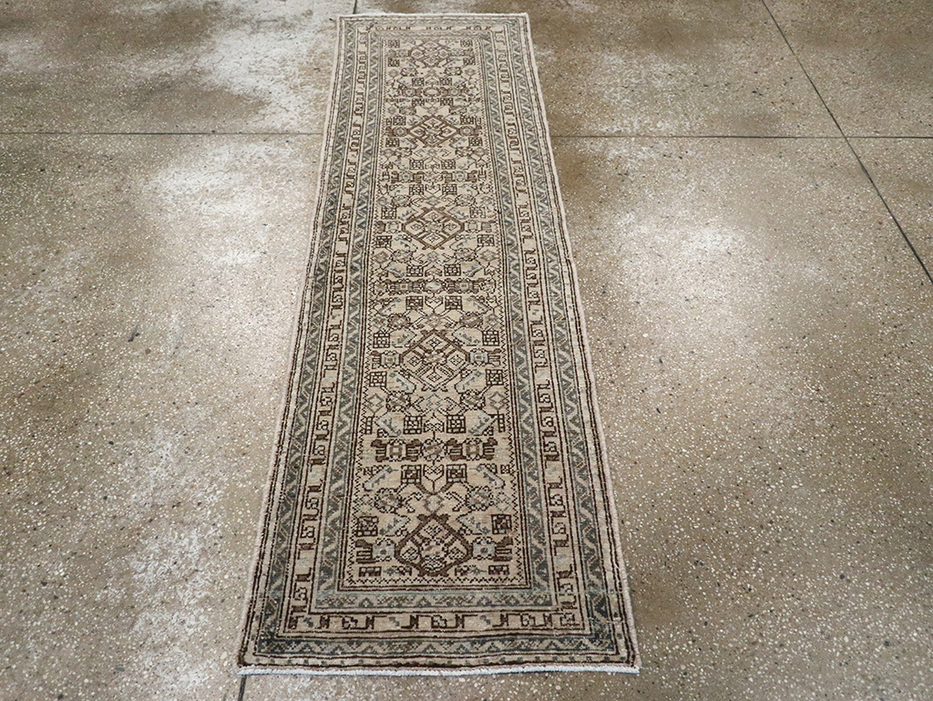 Vintage Persian Malayer Runner, No.33043 - Gss