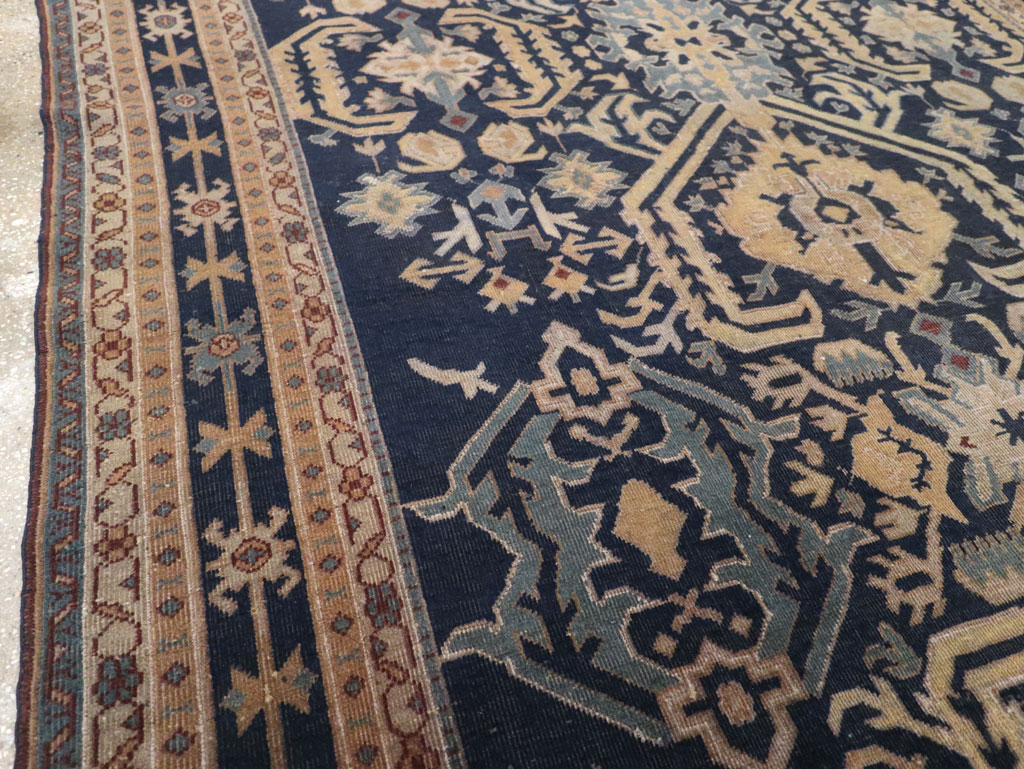 Vintage Indian Lahore Accent Rug, No.33046 - Gss