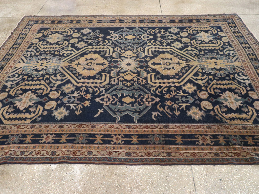 Vintage Indian Lahore Accent Rug, No.33046 - Gss