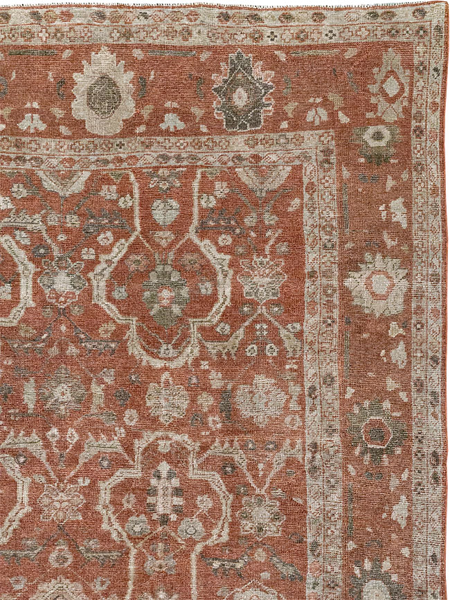 Antique Persian Mahal Room Size Carpet, No.33048 - Gss
