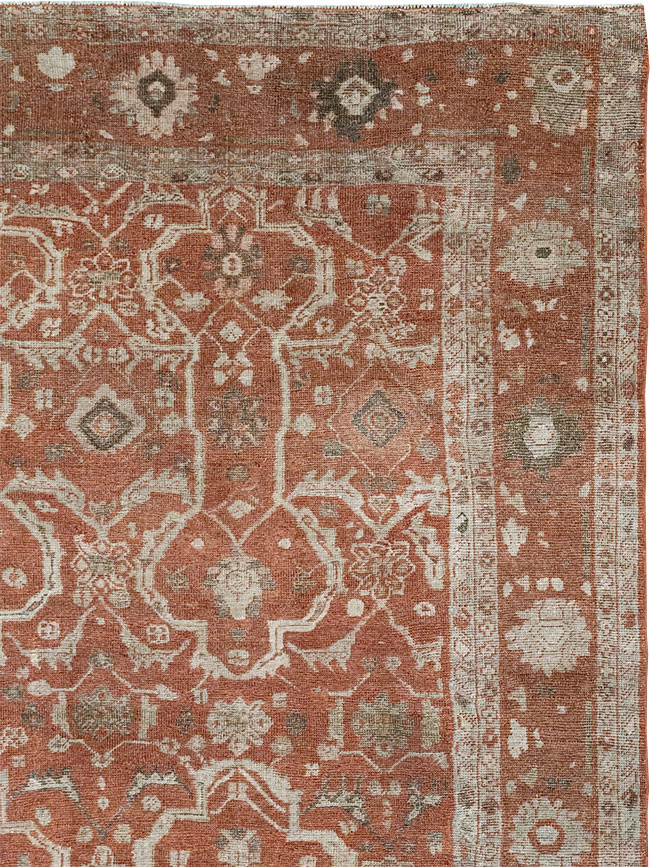Antique Persian Mahal Room Size Carpet, No.33048 - Gss