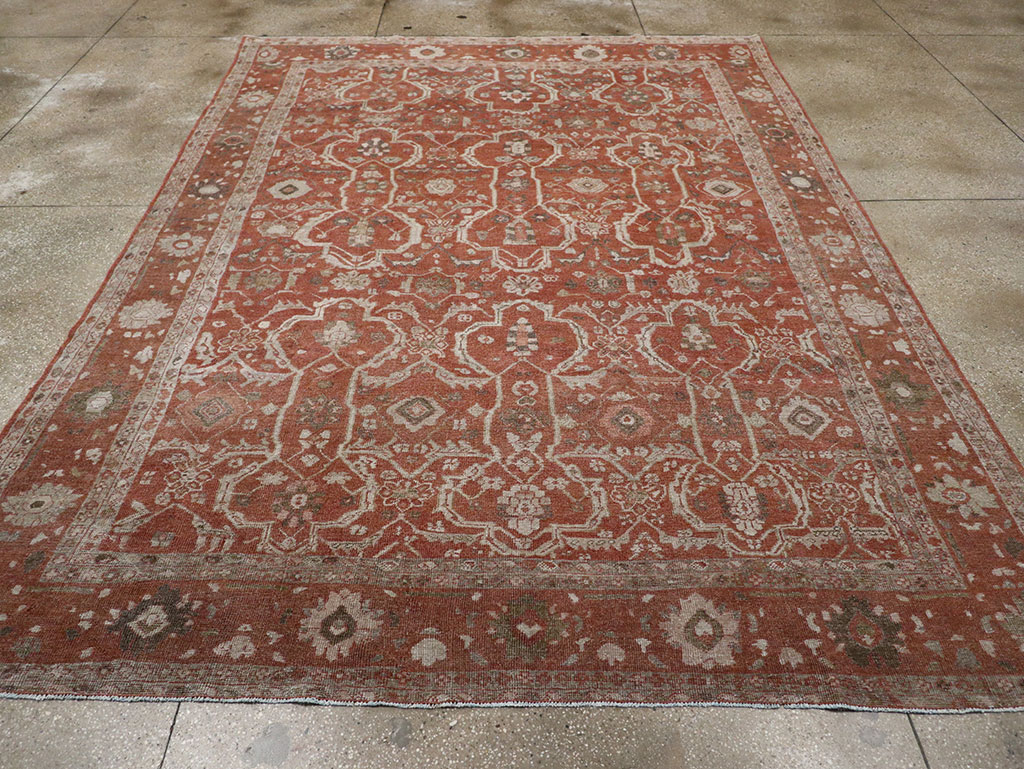 Antique Persian Mahal Room Size Carpet, No.33048 - Gss