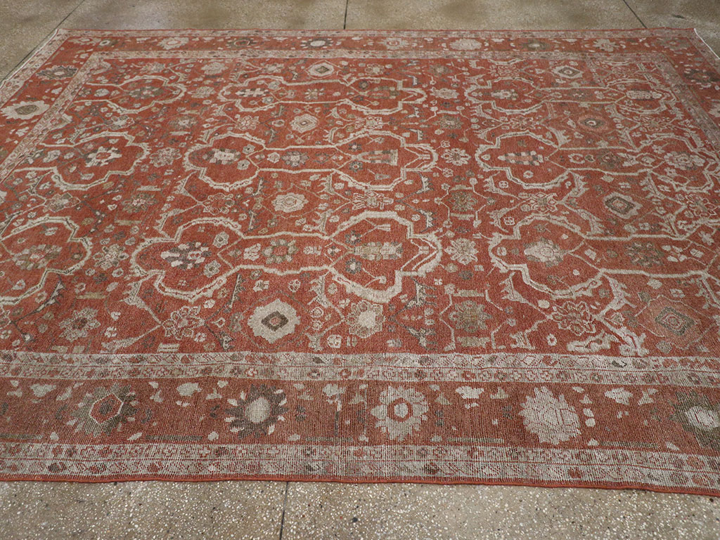 Antique Persian Mahal Room Size Carpet, No.33048 - Gss