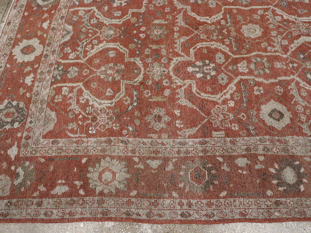 Antique Persian Mahal Room Size Carpet, No.33048 - Gss