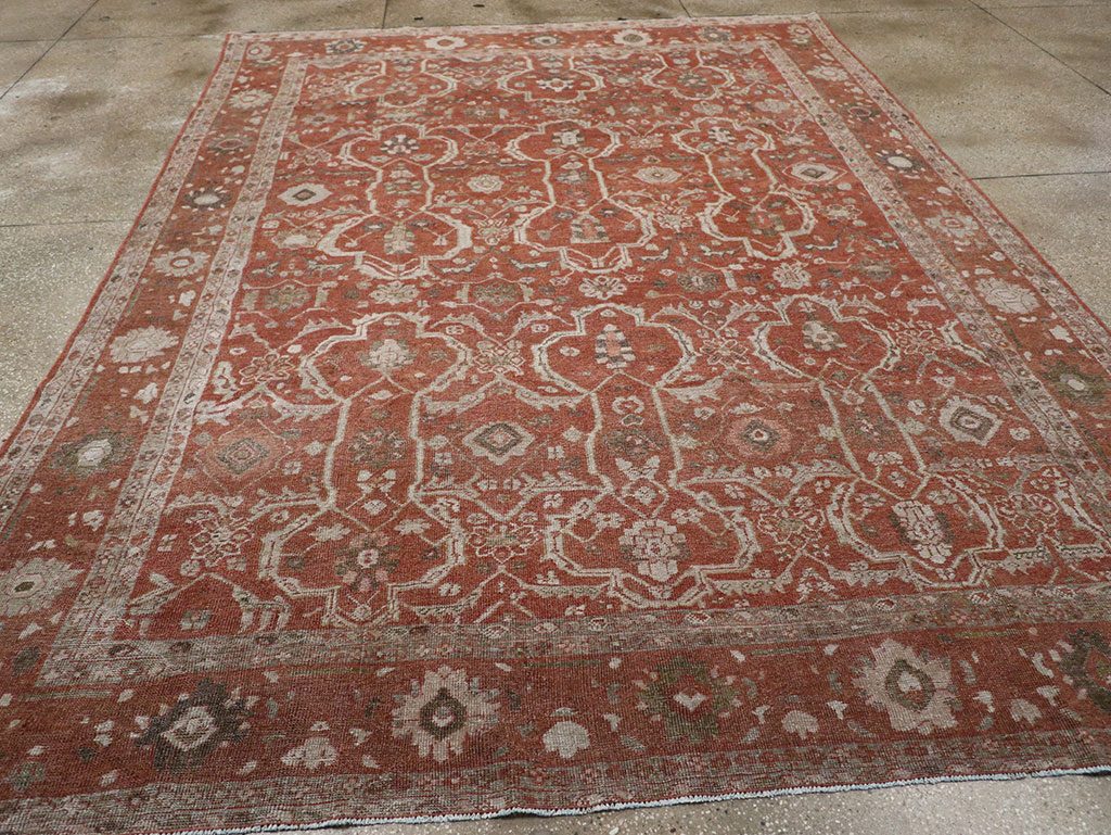 Antique Persian Mahal Room Size Carpet, No.33048 - Gss