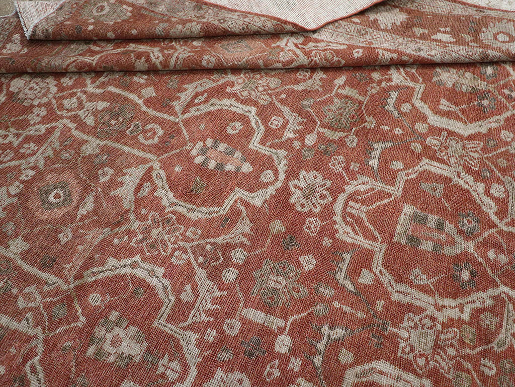 Antique Persian Mahal Room Size Carpet, No.33048 - Gss