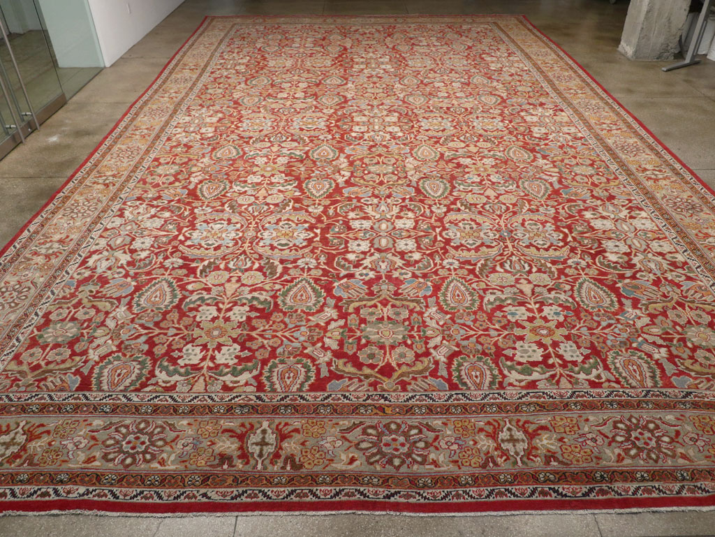 Antique Persian Mahal Oversize Carpet, No.33053 - Gss