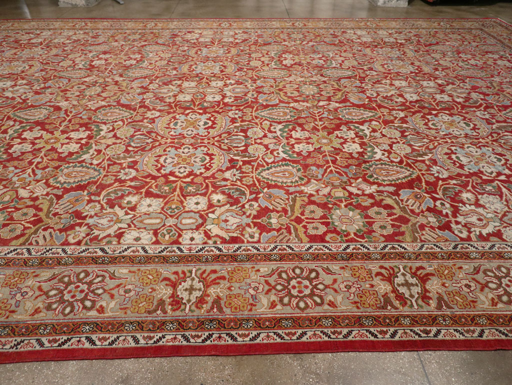 Antique Persian Mahal Oversize Carpet, No.33053 - Gss