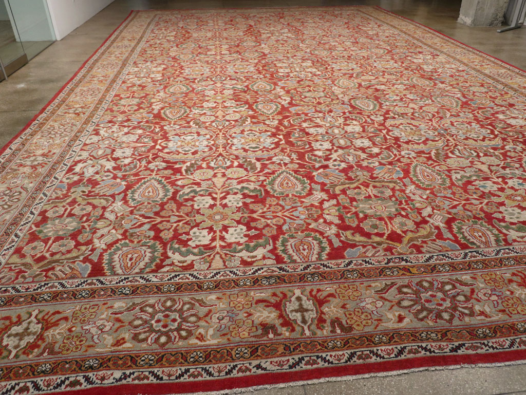Antique Persian Mahal Oversize Carpet, No.33053 - Gss