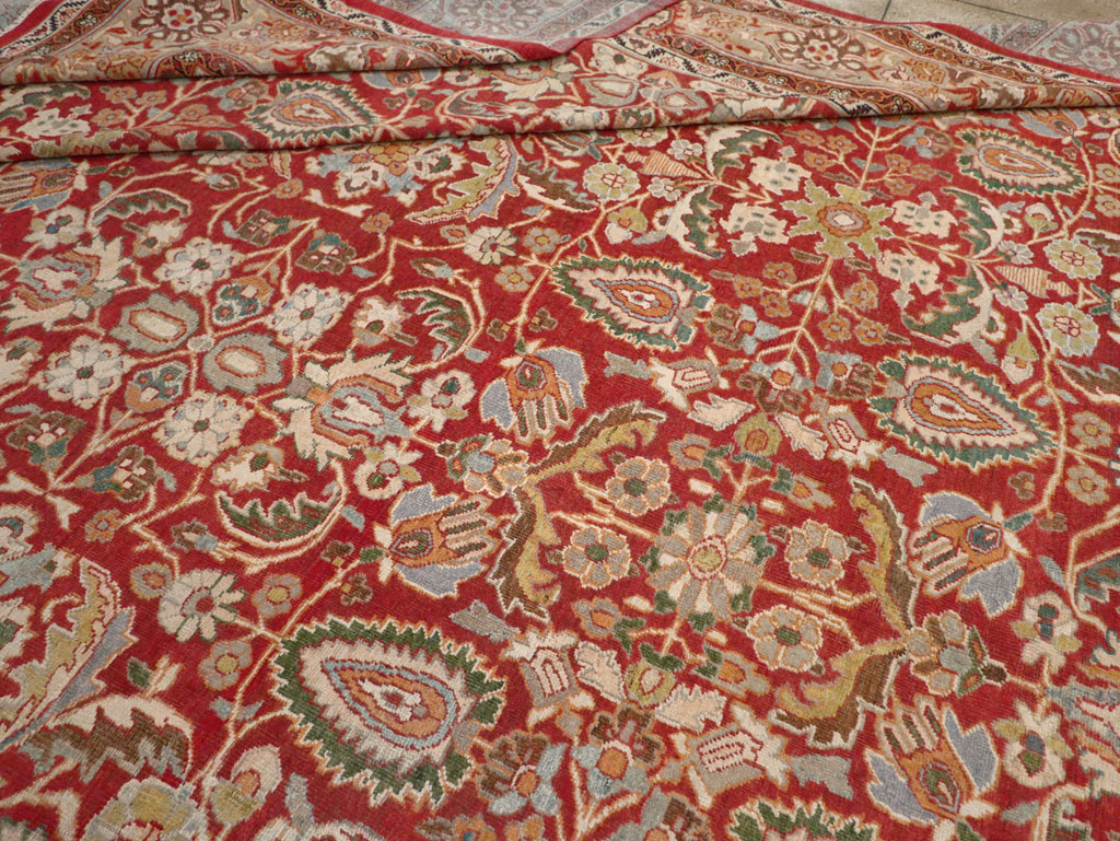 Antique Persian Mahal Oversize Carpet, No.33053 - Gss