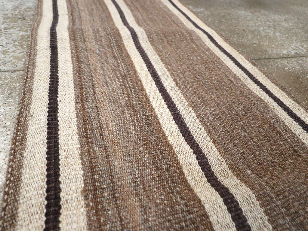 Vintage Turkish Flatweave Kilim Runner, No.33061 - Gss