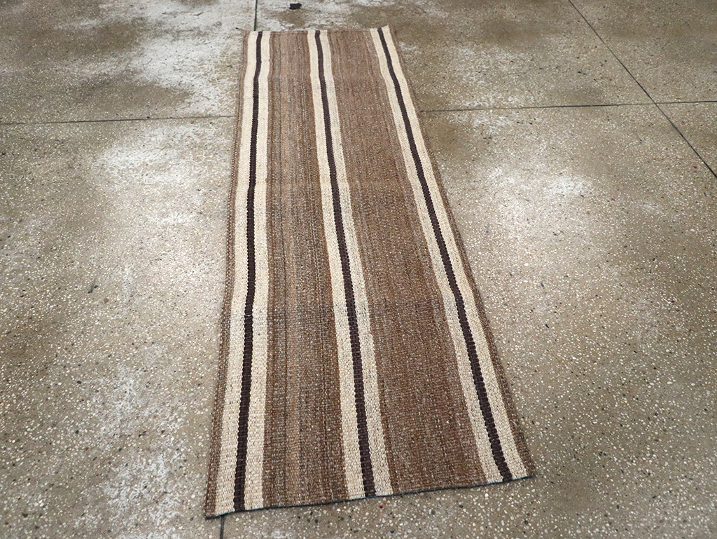 Vintage Turkish Flatweave Kilim Runner, No.33061 - Gss