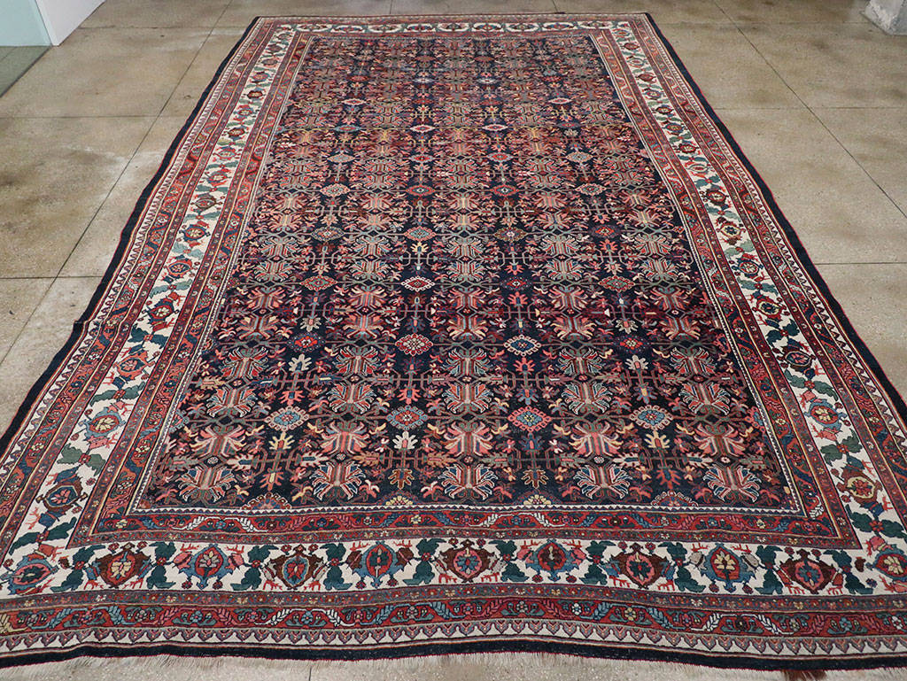 Antique Persian Kurd Bidjar Large Carpet, No.33062 - Gss