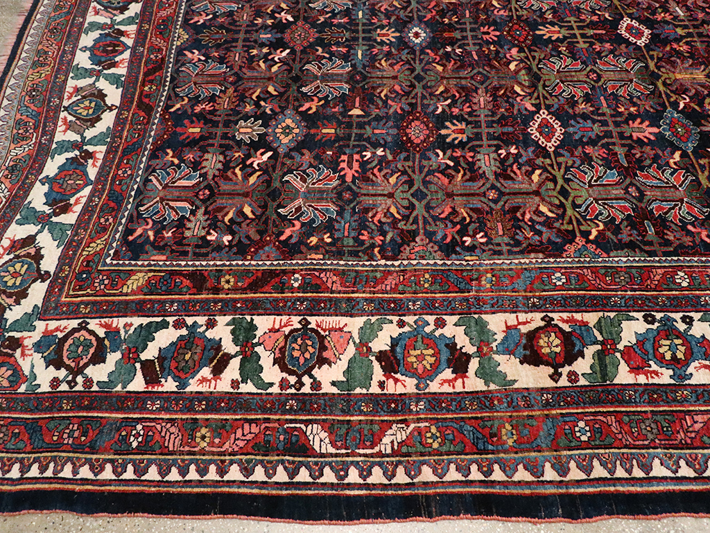 Antique Persian Kurd Bidjar Large Carpet, No.33062 - Gss