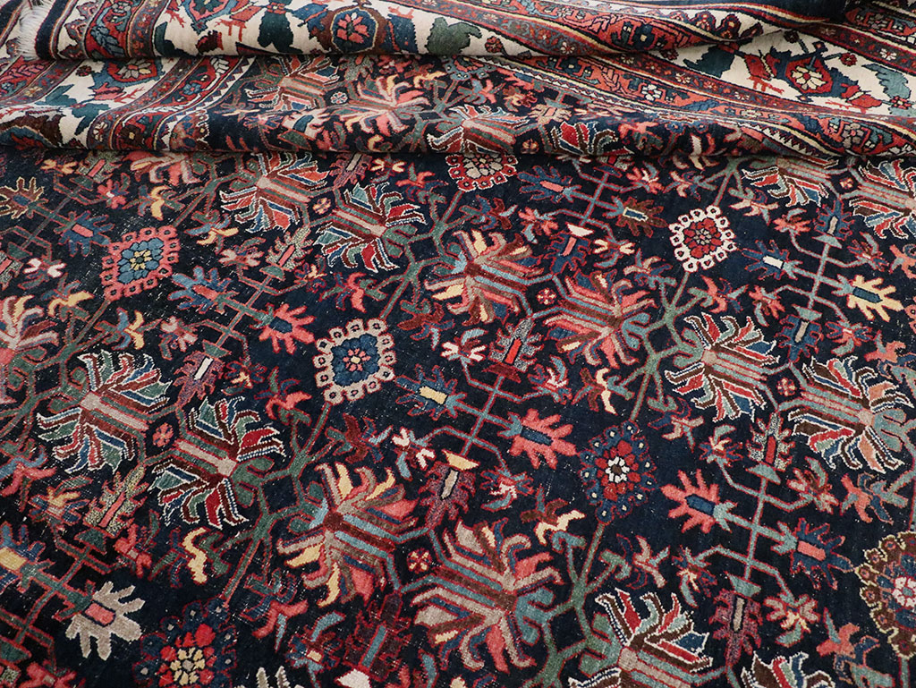 Antique Persian Kurd Bidjar Large Carpet, No.33062 - Gss