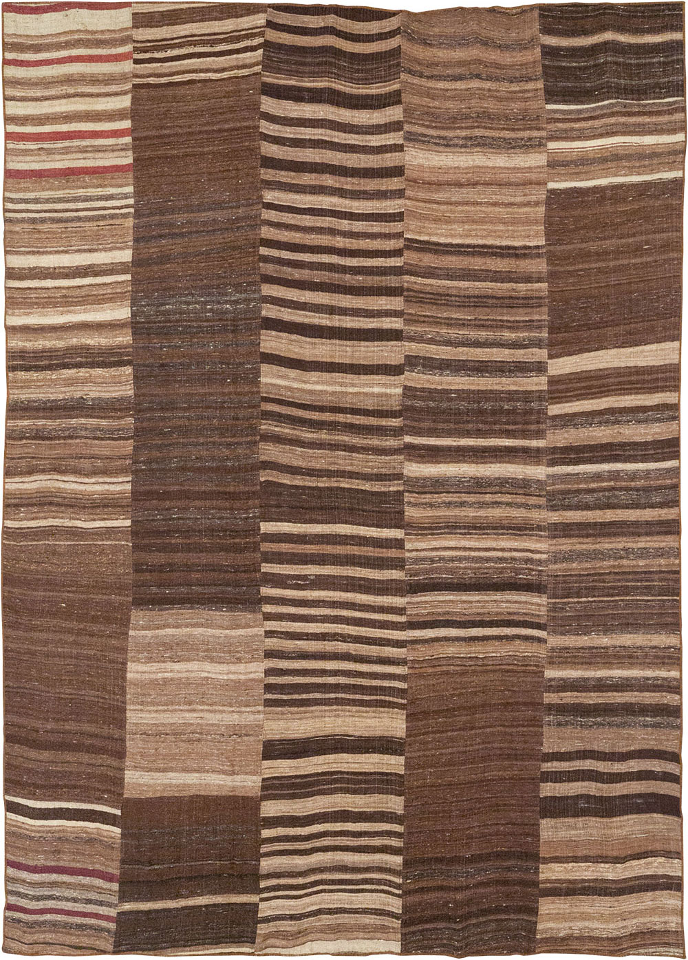 Vintage Turkish Flatweave Kilim Room Size Carpet, No.33069 - Gss