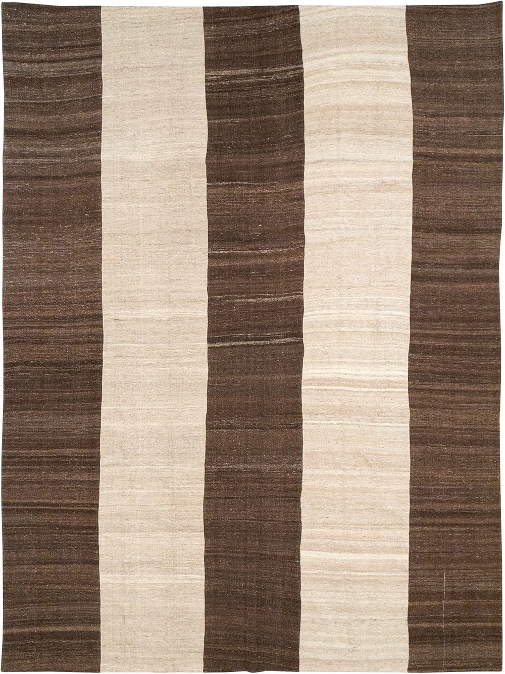 Vintage Turkish Flatweave Kilim Room Size Carpet, No.33070 - Gss