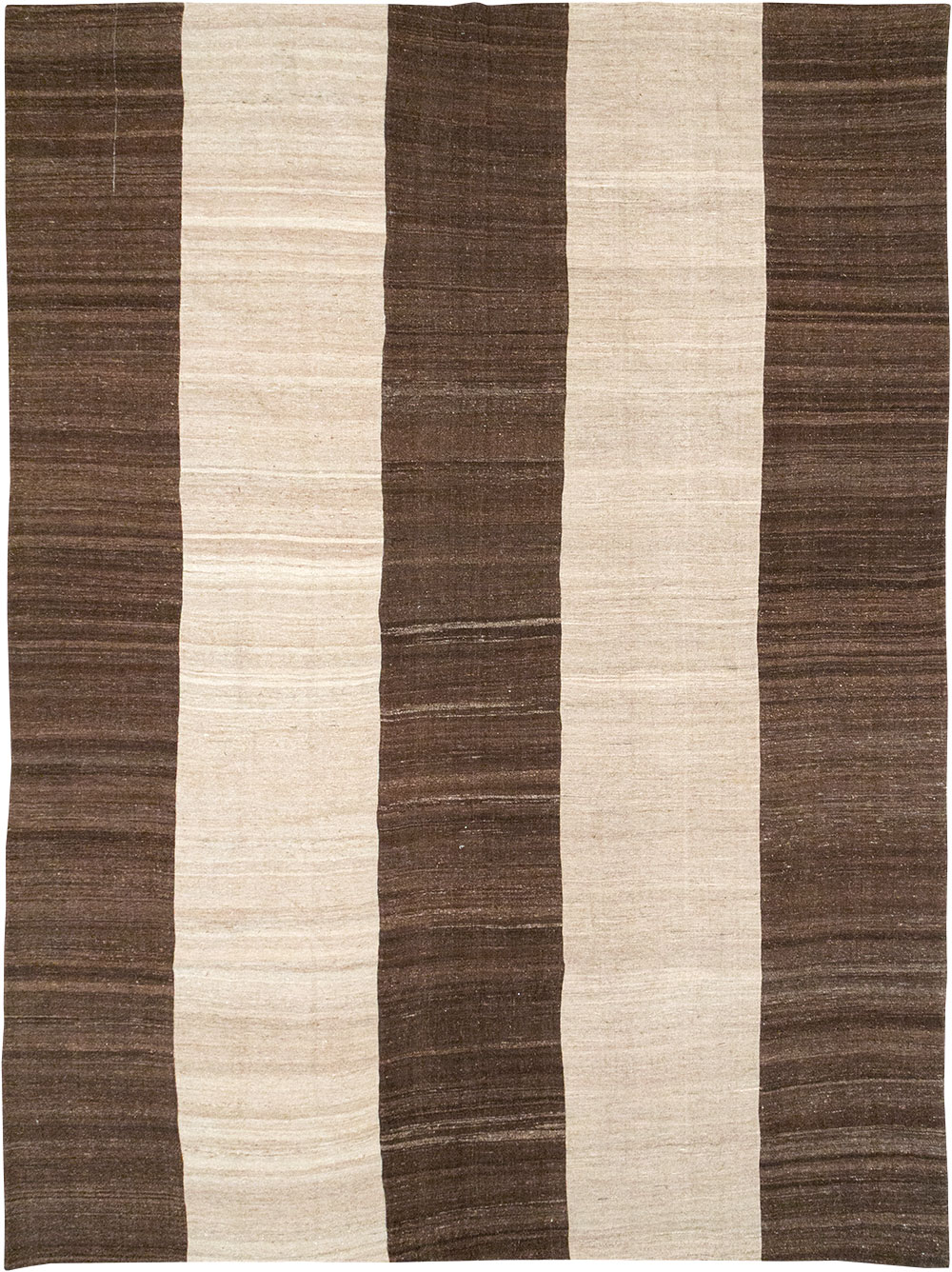 Vintage Turkish Flatweave Kilim Room Size Carpet, No.33070 - Gss