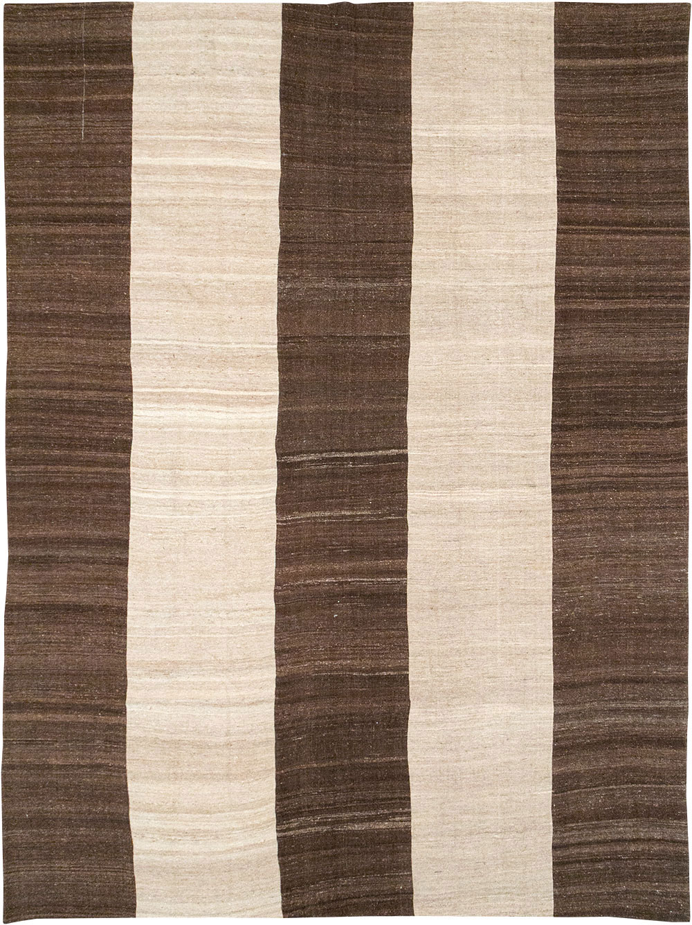 Vintage Turkish Flatweave Kilim Room Size Carpet, No.33070 - Gss
