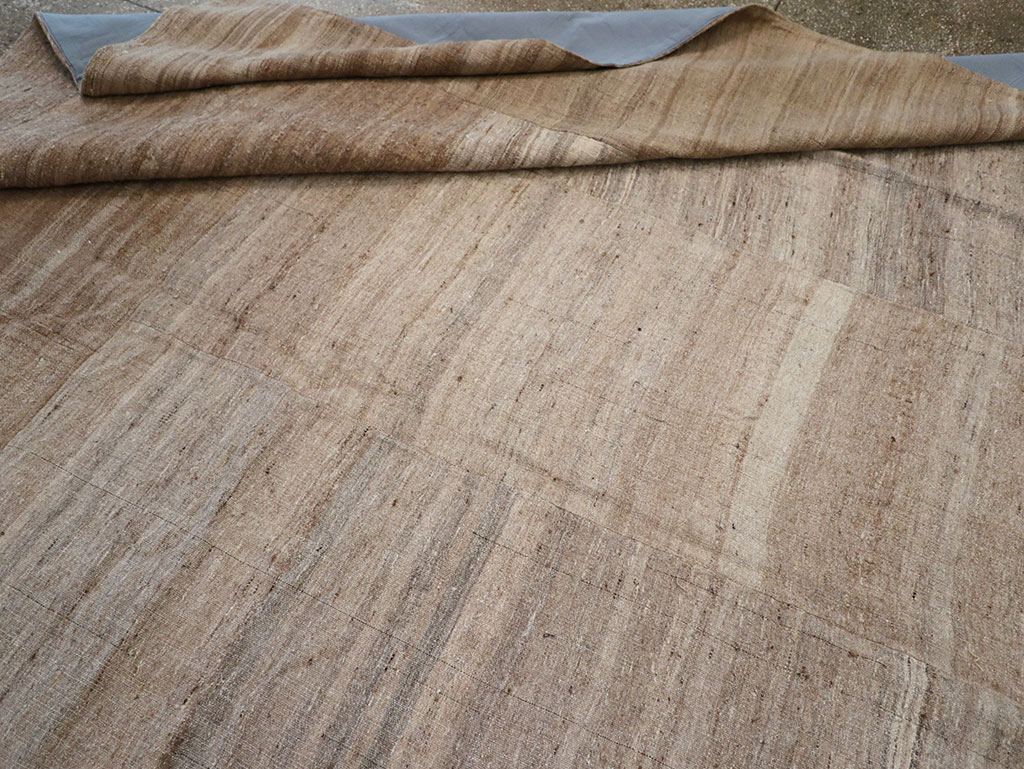 Vintage Turkish Flatweave Kilim Room Size Carpet, No.33074 - Gss