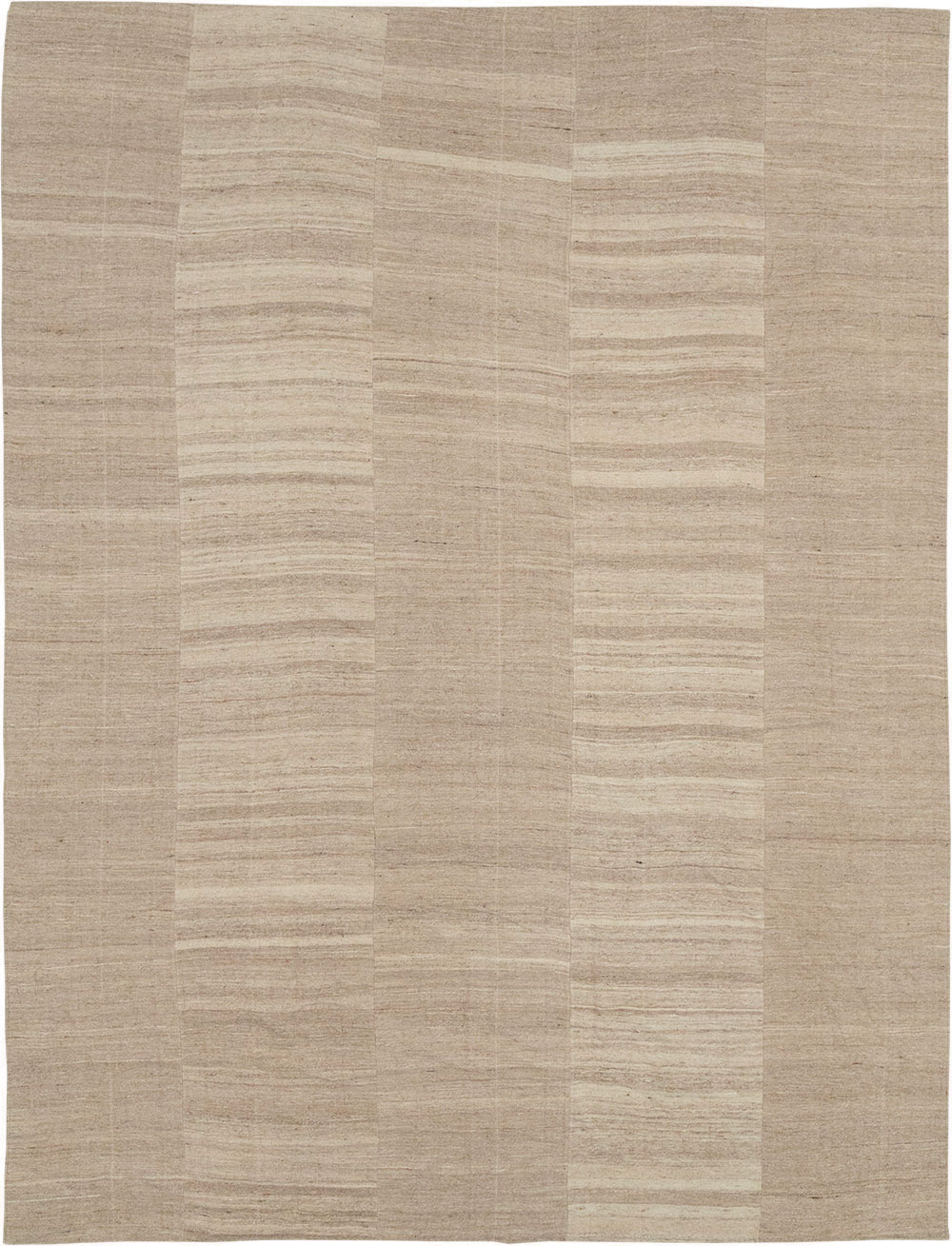 Vintage Turkish Flatweave Kilim Room Size Carpet, No.33077 - Gss