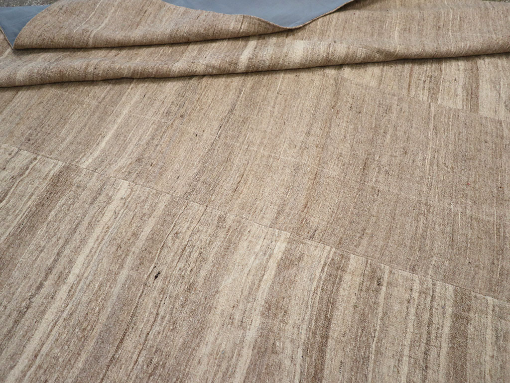 Vintage Turkish Flatweave Kilim Room Size Carpet, No.33077 - Gss