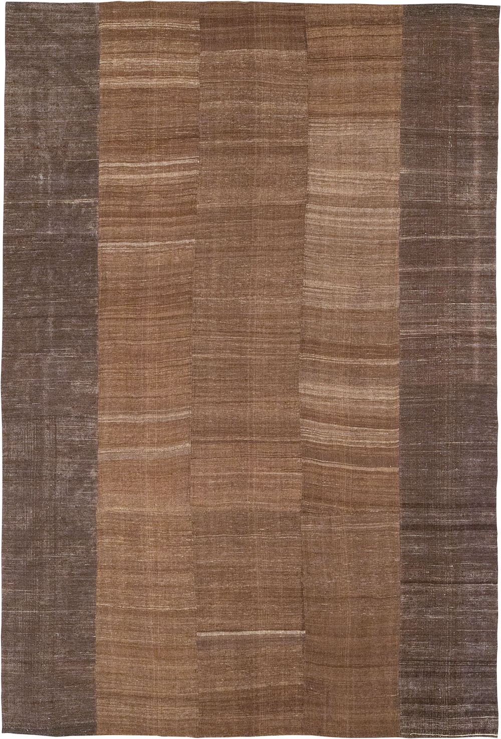 Vintage Turkish Flatweave Kilim Room Size Carpet, No.33078 - Gss