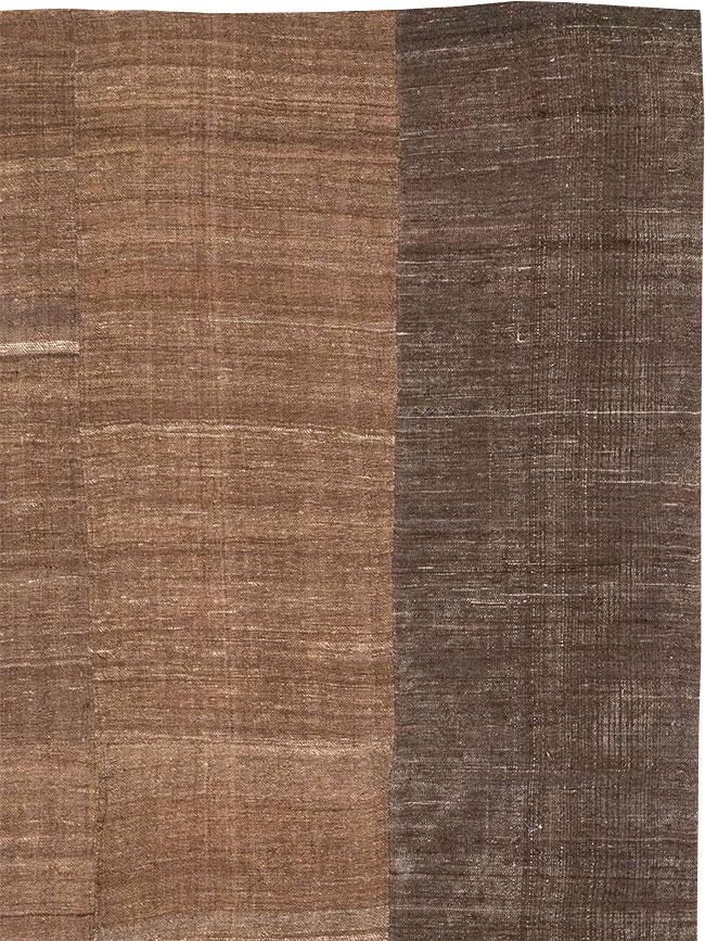 Vintage Turkish Flatweave Kilim Room Size Carpet, No.33078 - Gss